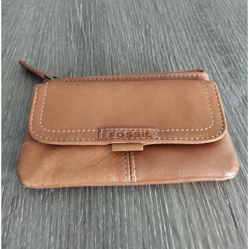 Fossil Tan Leather Wallet